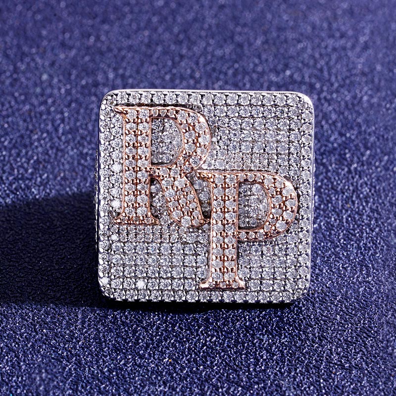 Custom S925 & VVS1 Moissanite letter Ring Deposit