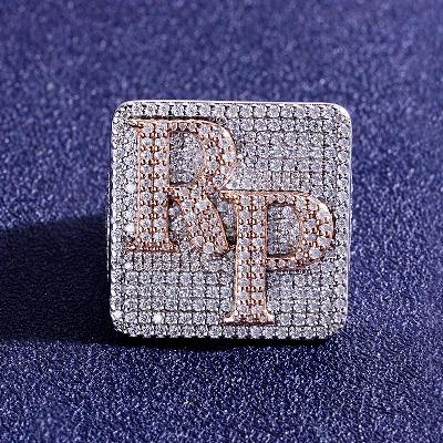 Custom S925 & VVS1 Moissanite letter Ring Deposit