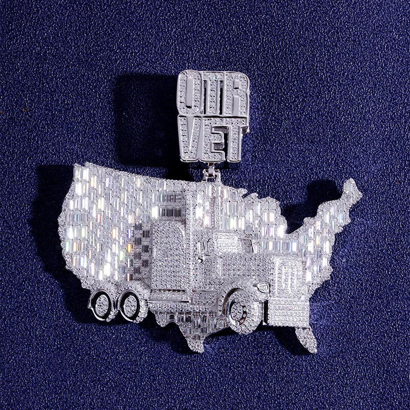 Custom S925 & VVS1 Moissanite Car Pendant Deposit