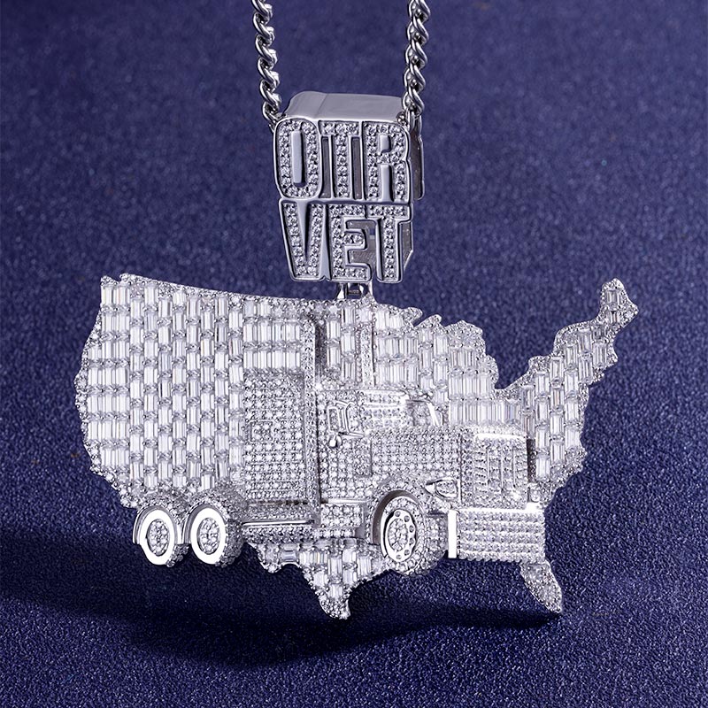 Custom S925 & VVS1 Moissanite Car Pendant Deposit