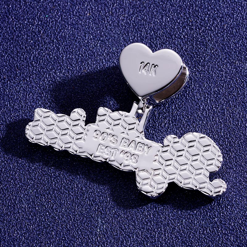 Custom S925 & VVS1 Moissanite letter & Heart Pendant Deposit