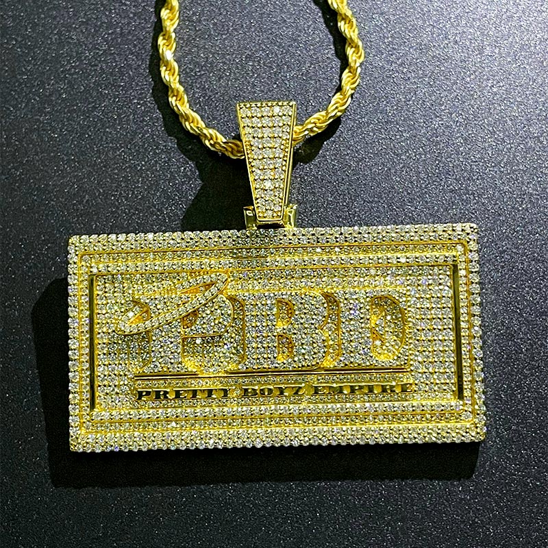 Custom  S925 & VVS1 Moissanite Pendant Deposit