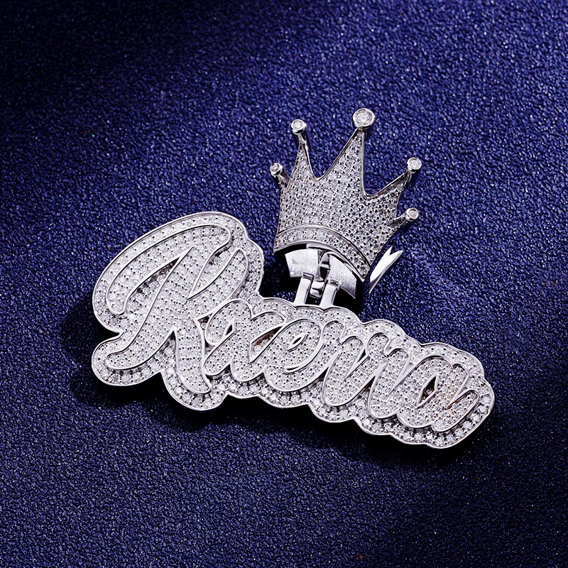 Custom S925 & VVS1 Moissanite Letter Pendant Deposit