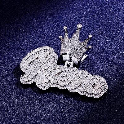 Custom S925 & VVS1 Moissanite Letter Pendant Deposit