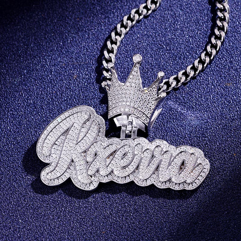 Custom S925 & VVS1 Moissanite Letter Pendant Deposit