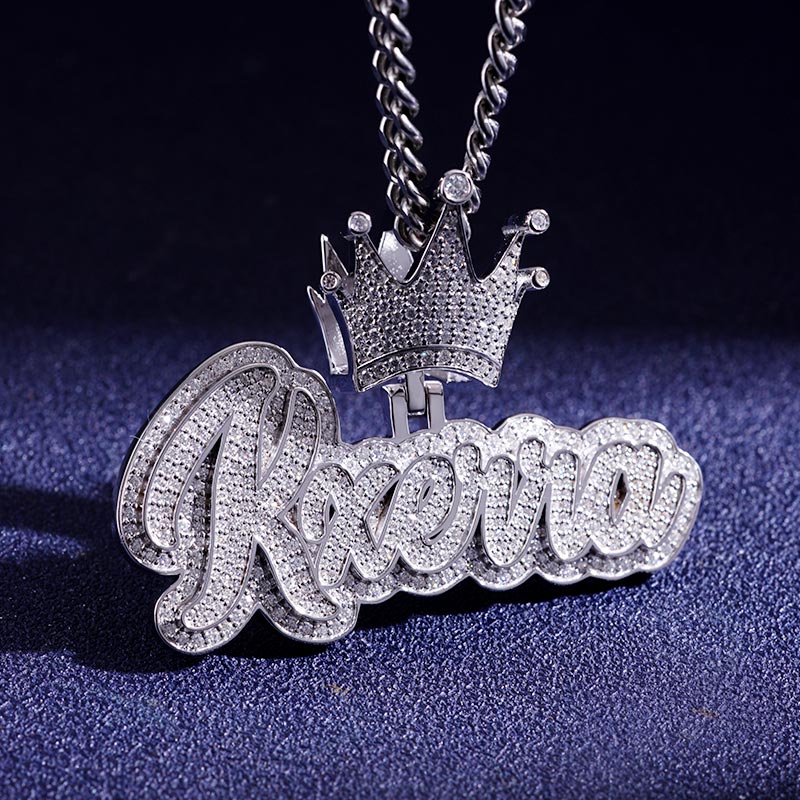 Custom S925 & VVS1 Moissanite Letter Pendant Deposit