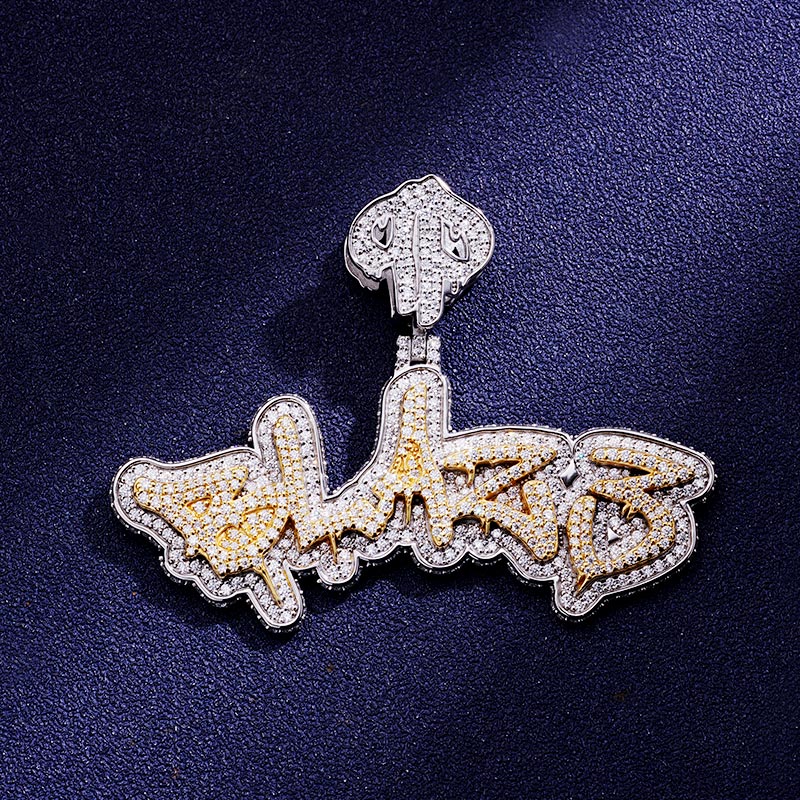 Custom S925 & VVS1 Moissanite Letter Pendant Deposit