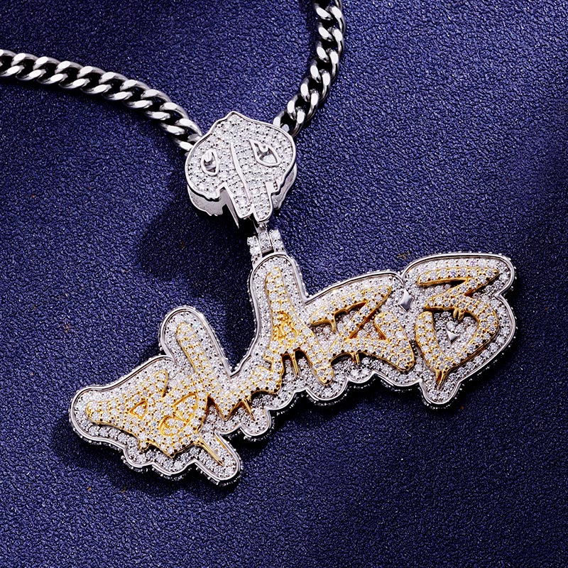 Custom S925 & VVS1 Moissanite Letter Pendant Deposit