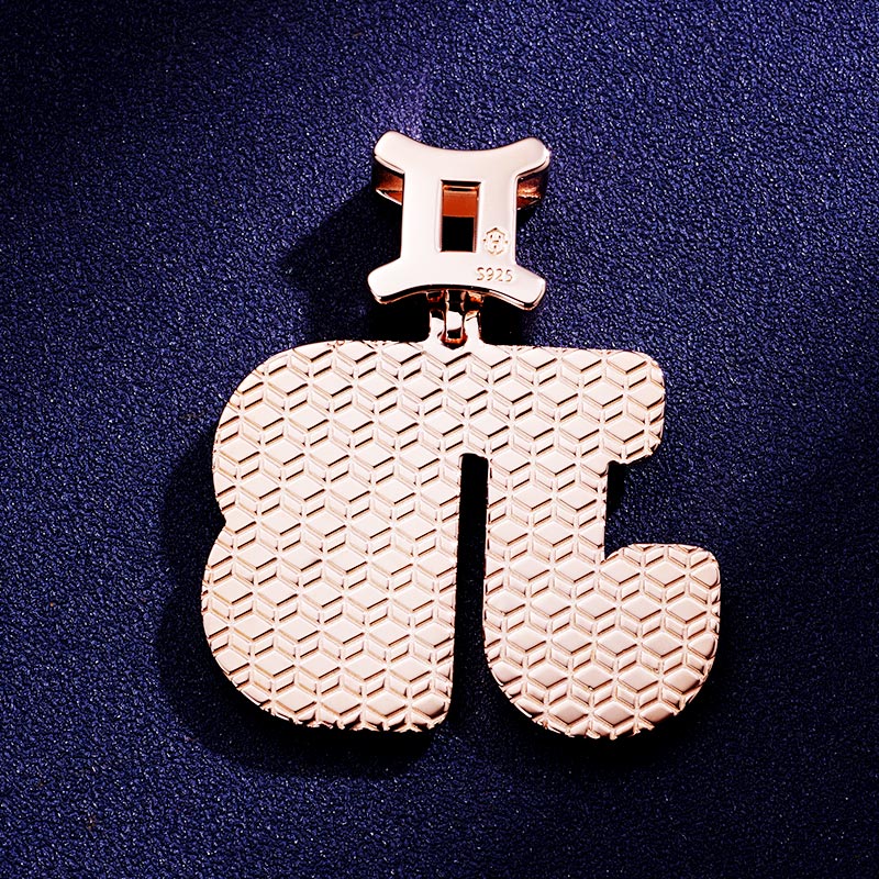 Custom S925 & VVS1 Moissanite Letter Pendant Deposit