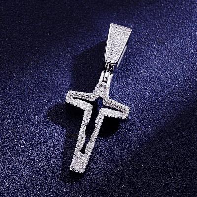 Custom Iced S925 Cross Pendant Deposit