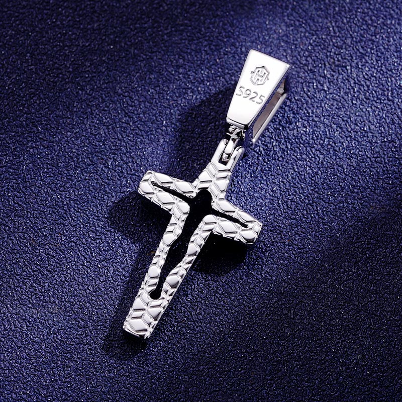 Custom Iced S925 Cross Pendant Deposit