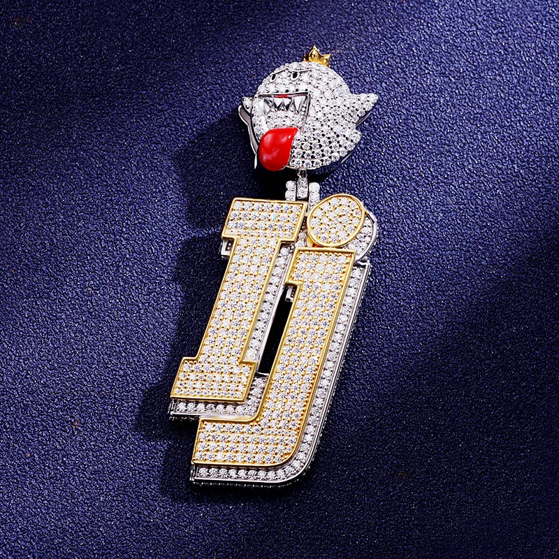 Custom S925 & VVS1 Moissanite letter Pendant Deposit
