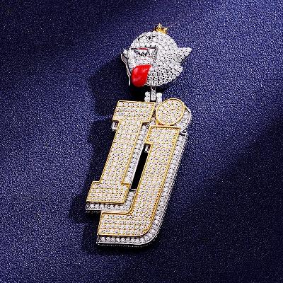Custom S925 & VVS1 Moissanite letter Pendant Deposit
