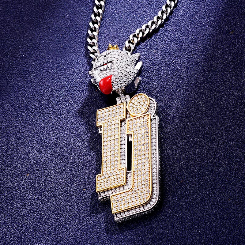 Custom S925 & VVS1 Moissanite letter Pendant Deposit