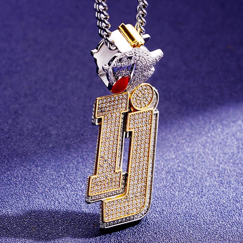 Custom S925 & VVS1 Moissanite letter Pendant Deposit