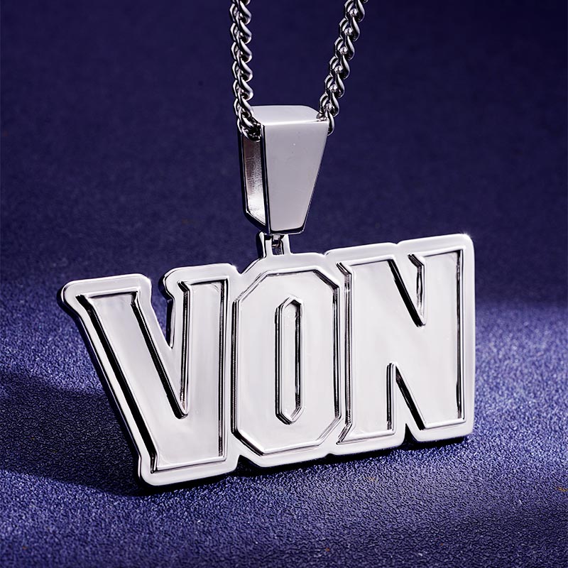 Custom S925 letter Pendant