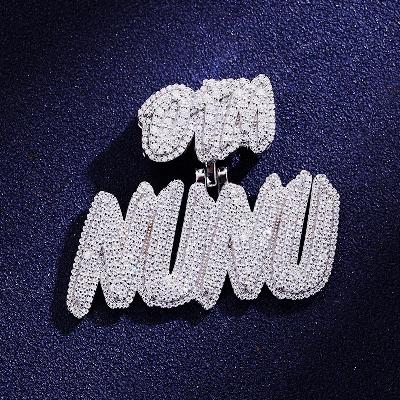 Custom S925 & VVS1 Moissanite Letter Pendant Deposit