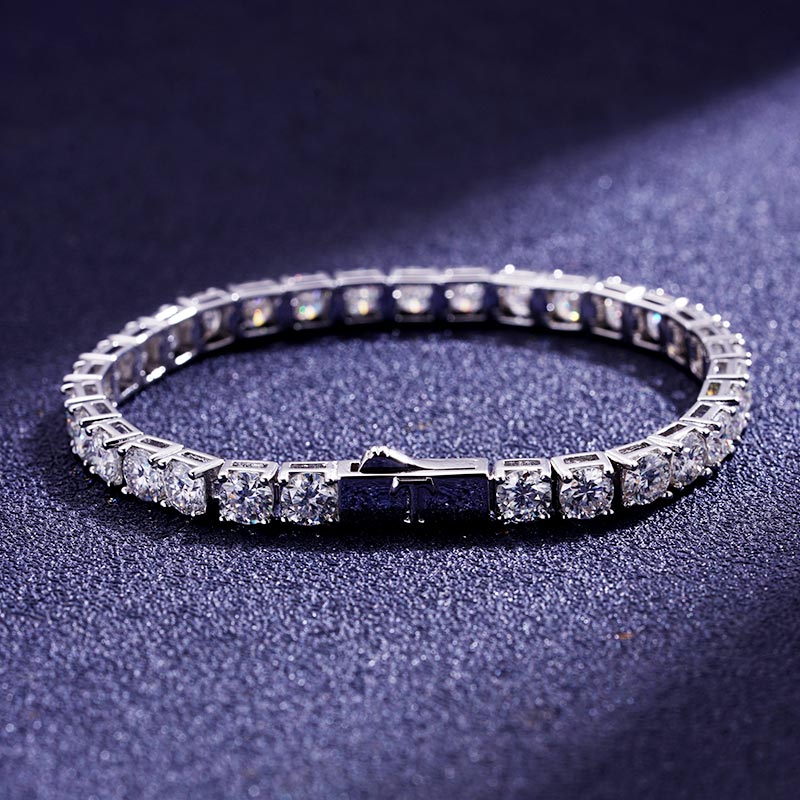 Custom S925 & VVS1 Moissanite Tennis Bracelet Deposit