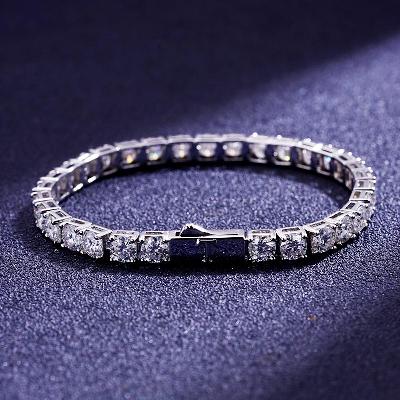 Custom S925 & VVS1 Moissanite Tennis Bracelet Deposit