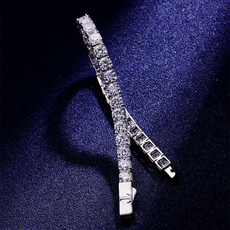 Custom S925 & VVS1 Moissanite Tennis Bracelet Deposit