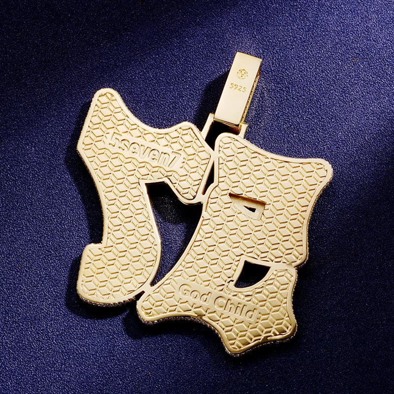 Custom S925 & VVS1 Moissanite Letter Pendant Deposit