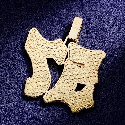 Custom S925 & VVS1 Moissanite Letter Pendant Deposit