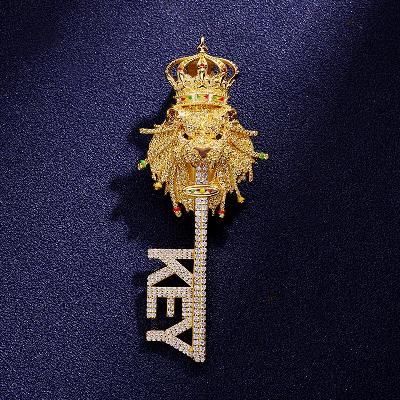 Custom Iced S925 Key Pendant Deposit