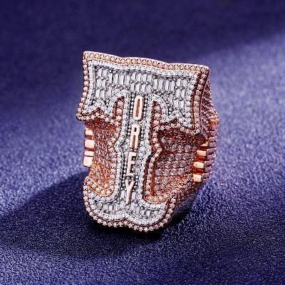 Custom S925 & VVS1 Moissanite Letter Ring Deposit