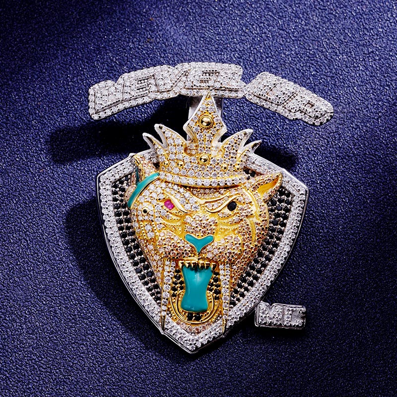 Custom Iced S925 Lion Pendant Deposit