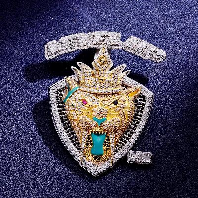 Custom Iced S925 Lion Pendant Deposit