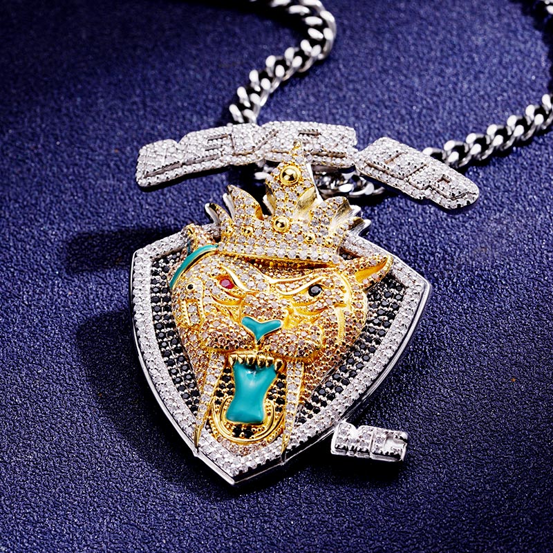 Custom Iced S925 Lion Pendant Deposit