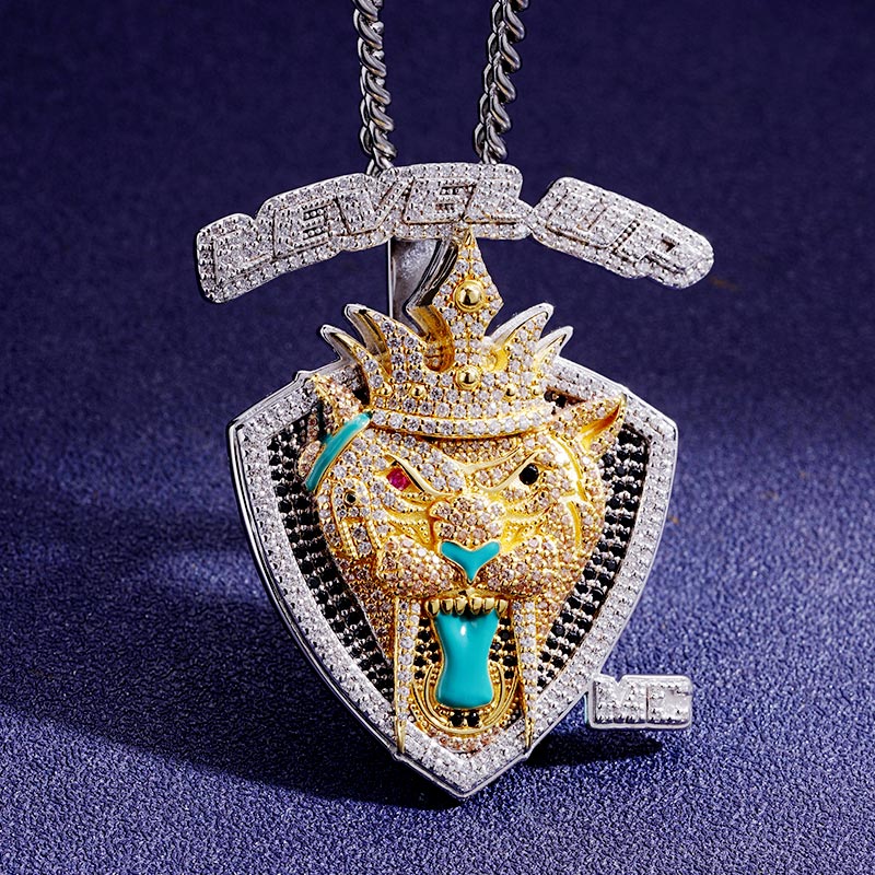 Custom Iced S925 Lion Pendant Deposit