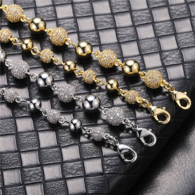 6mm/8mm Iced Beads Bracelet