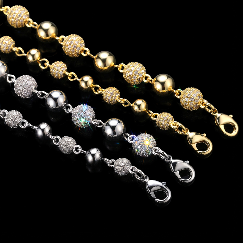 6mm/8mm Iced Beads Bracelet 6mm/8mm Iced Beads Bracelet