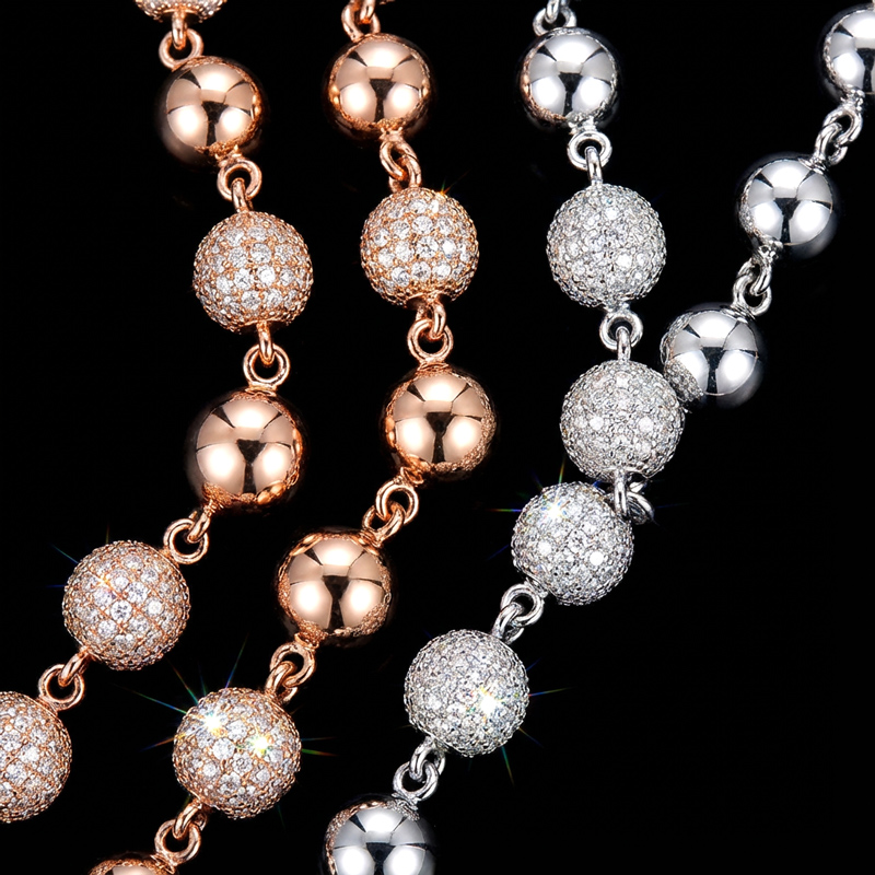 6mm/8mm Iced Beads Bracelet 6mm/8mm Iced Beads Bracelet