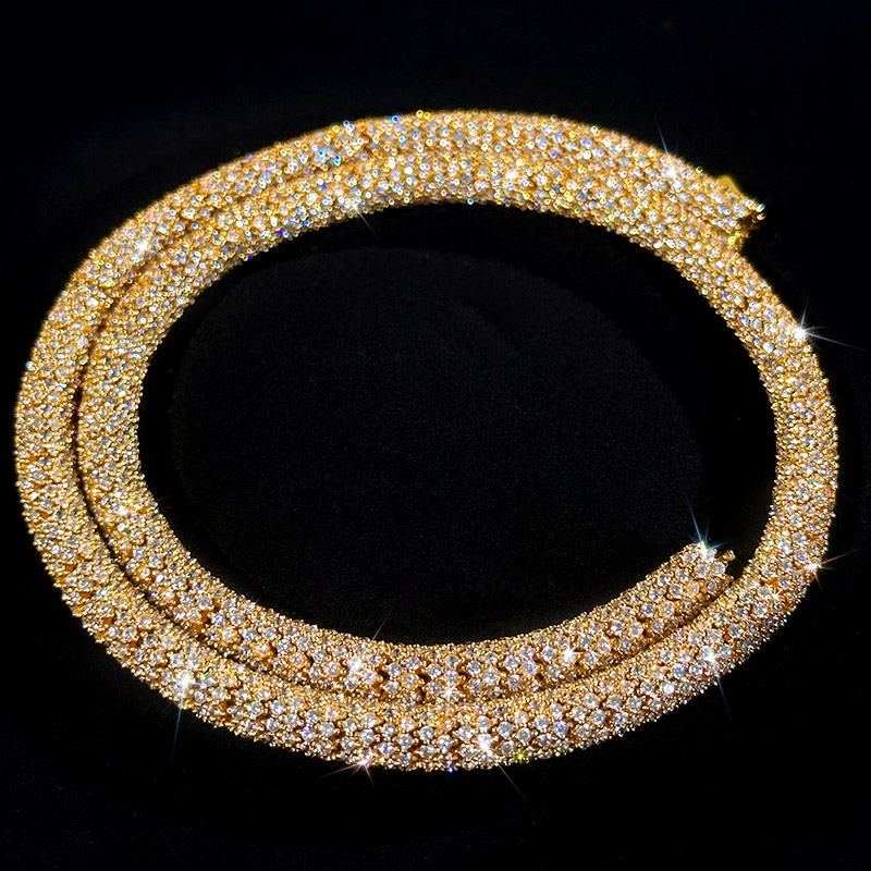 6mm Fully Paved Snake Chain