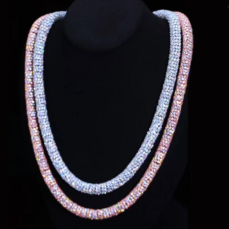 6mm Fully Paved Snake Chain