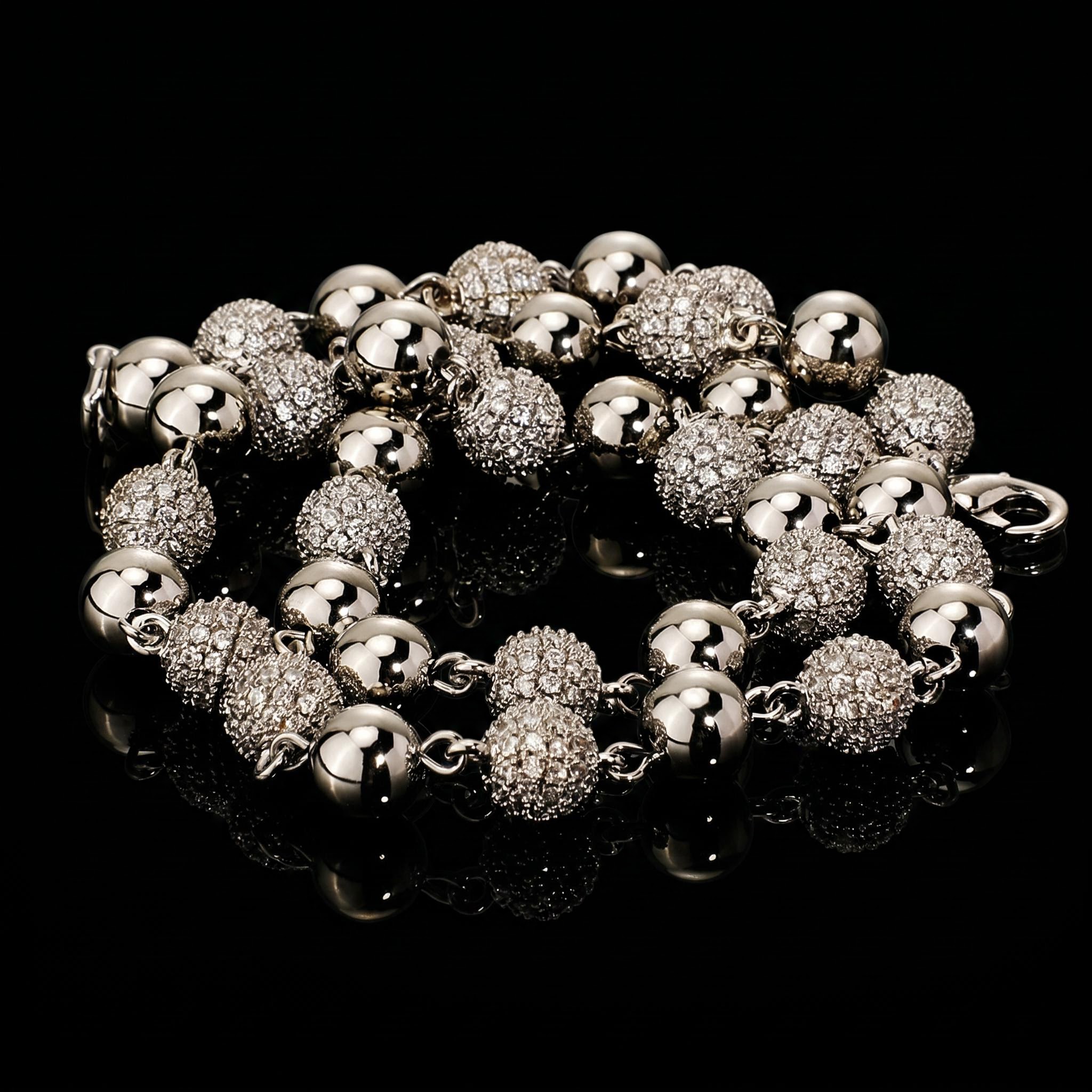 6mm/8mm Iced Beads Chain 6mm/8mm Iced Beads Chain