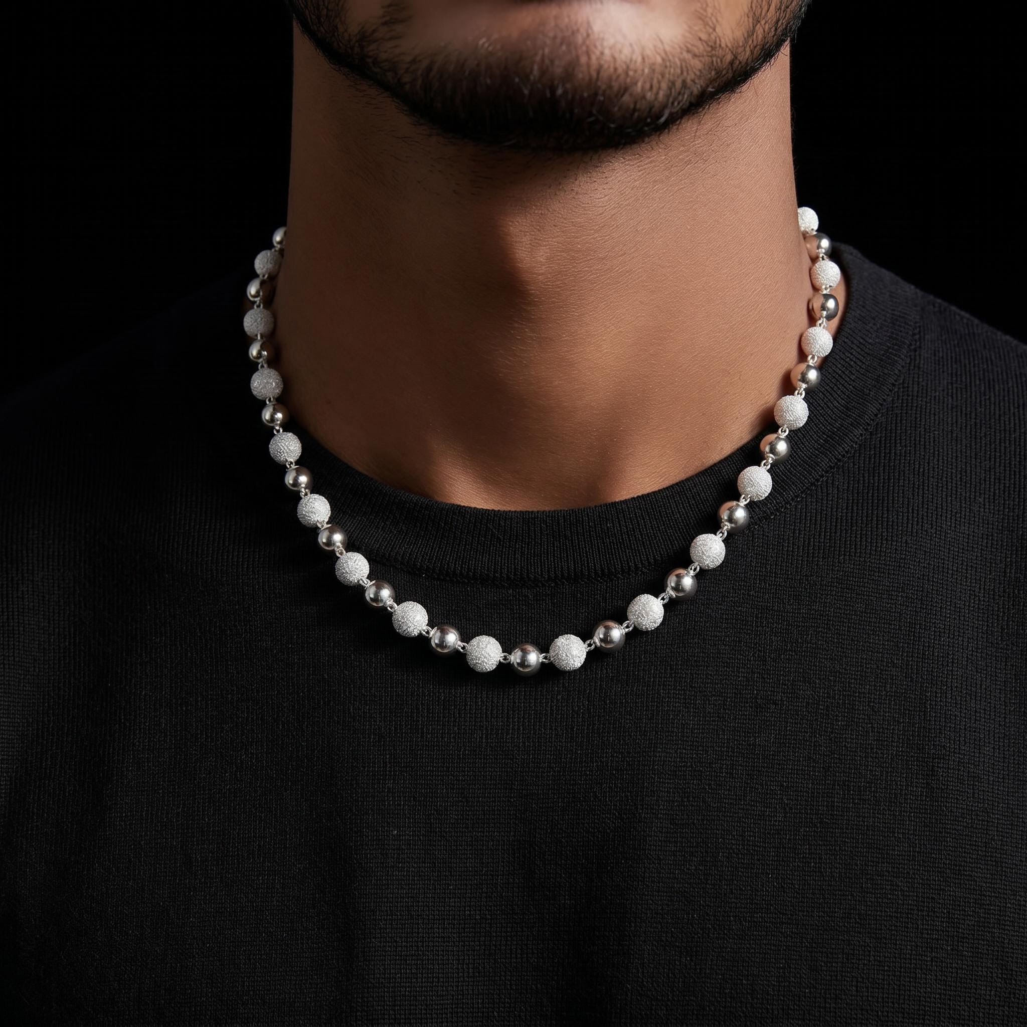 6mm/8mm Iced Beads Chain 6mm/8mm Iced Beads Chain
