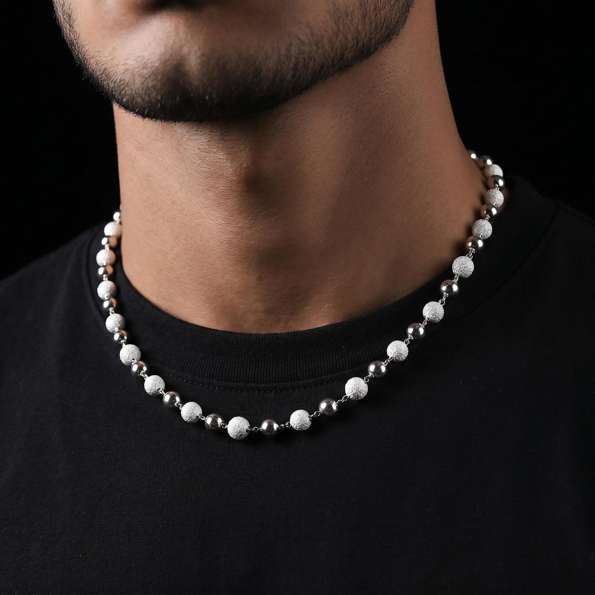 6mm/8mm Iced Beads Chain 6mm/8mm Iced Beads Chain