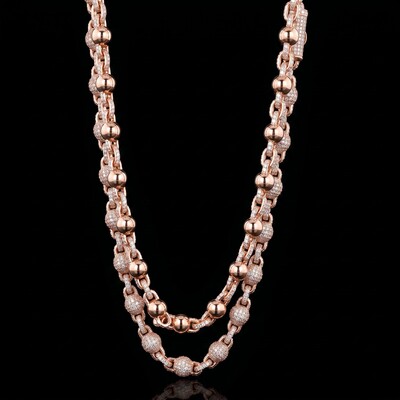 8mm Micro Paved Ball Chain