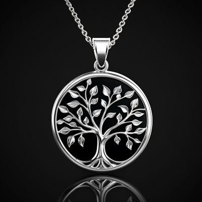 Tree of Life Circle Pendant