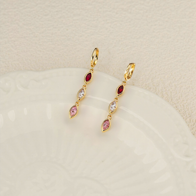 Personalized Marquise Cut Birthstone Stud Earrings Personalized Marquise Cut Birthstone Stud Earrings