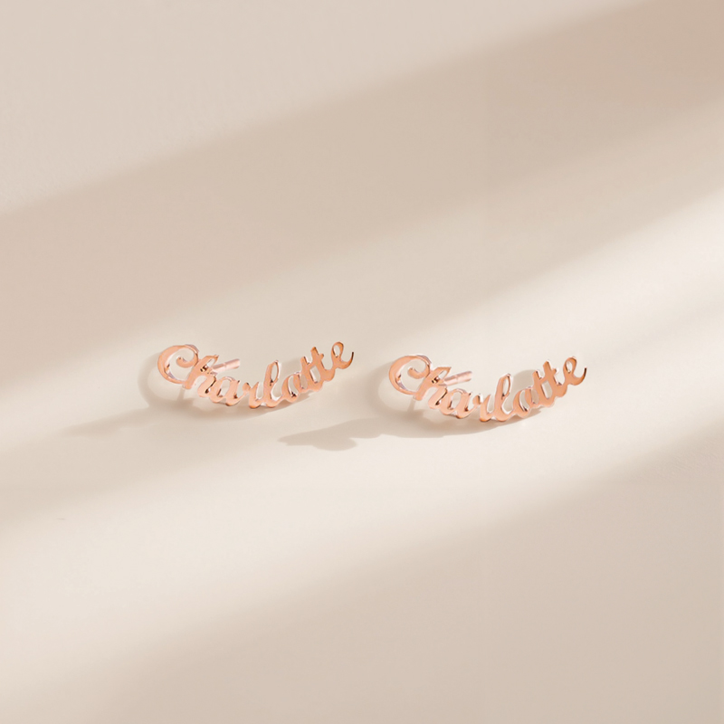 Personalized Name Earrings