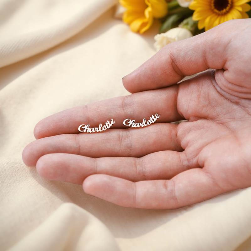 Personalized Name Earrings