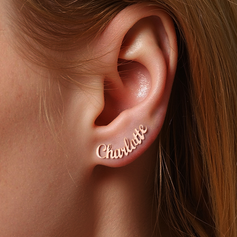 Personalized Name Earrings