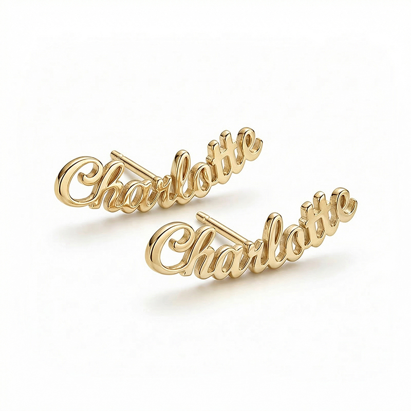 Personalized Name Earrings