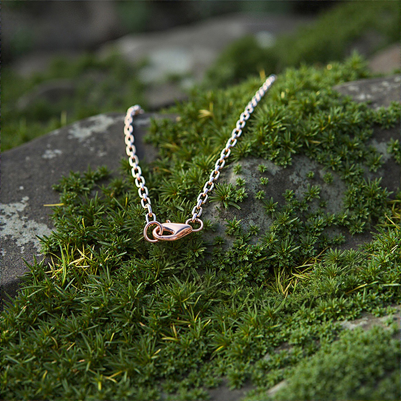 1.62CT Oval Cut Moss Agate & Marquise Cut Moissanite S925 Silver Pendant Necklace 1.62CT Oval Cut Moss Agate & Marquise Cut Moissanite S925 Silver Pendant Necklace