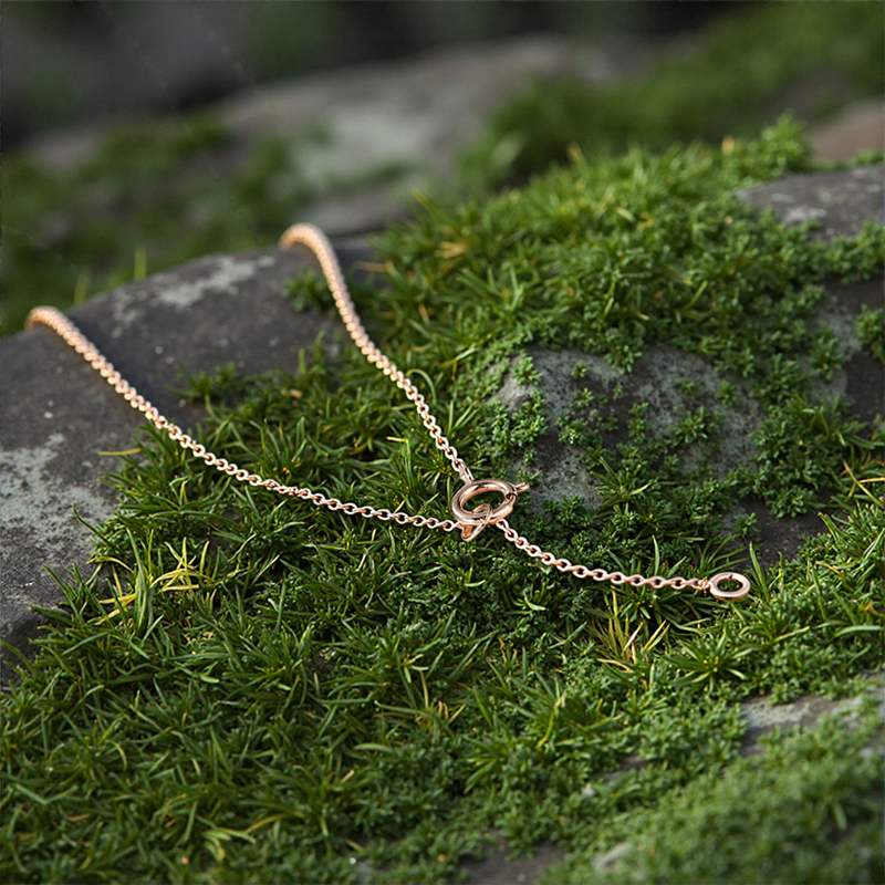 1.275CT Elongated Hexagon Cut Moss Agate Fishtail Diamond Accented S925 Silver Pendant Necklace