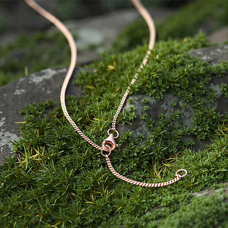 1.38CT Elongated Hexagon Cut Moss Agate & Marquise Cut Moissanite S925 Silver Pendant Necklace